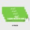 Fuel Stickers Yard Waste Sticker for Trash Bins, with Helpful Reminders, Outdoor, Hvy-Dty, 6''x2'', 20PK Z-462YARD-20PK - alternate 6